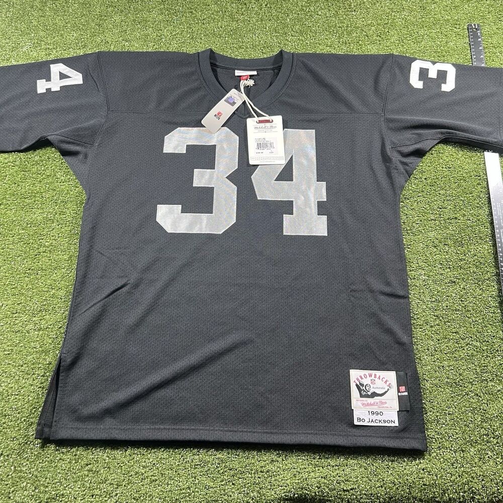 Bo Jackson 1990 LA Los Angeles Raiders Mitchell & Ness Jersey Size 48 XL